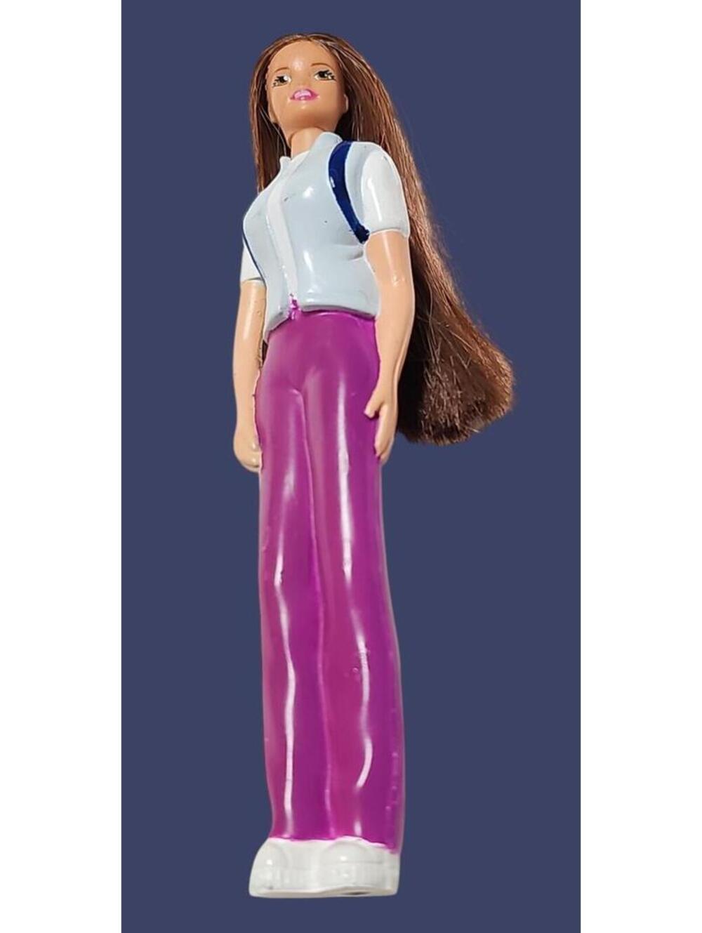 Vintage Teresa 2000 Mattel Mini Doll, McDonald’s Promo Toy, Collectible Figure